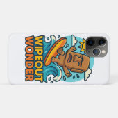 Wipeout Moai Chibi Surf Versagt Case-Mate iPhone Hülle (Rückseite (Horizontal))