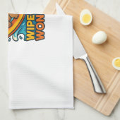 Wipeout Moai Chibi Surf Versagt Geschirrtuch (Viertel Falte)