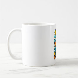 Wipeout Moai Chibi Surf Versagt Kaffeetasse