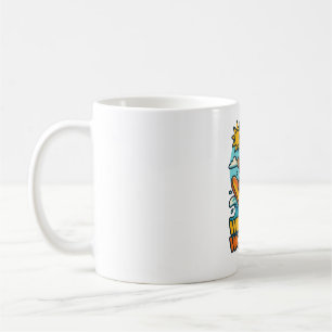 Wipeout Moai Chibi Surf Versagt Kaffeetasse
