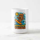 Wipeout Moai Chibi Surf Versagt Kaffeetasse (Mittel)