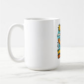 Wipeout Moai Chibi Surf Versagt Kaffeetasse (Links)