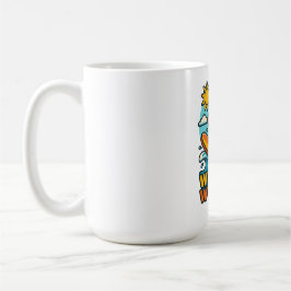 Wipeout Moai Chibi Surf Versagt Kaffeetasse