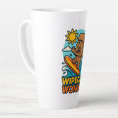 Wipeout Moai Chibi Surf Versagt Milchtasse (Linke Ecke)