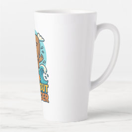 Wipeout Moai Chibi Surf Versagt Milchtasse