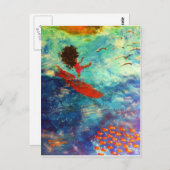 "Wipeout" Postkarte (Vorne/Hinten)