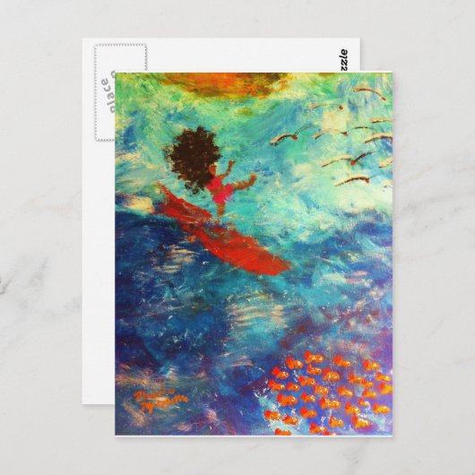 "Wipeout" Postkarte (Vorne/Hinten)