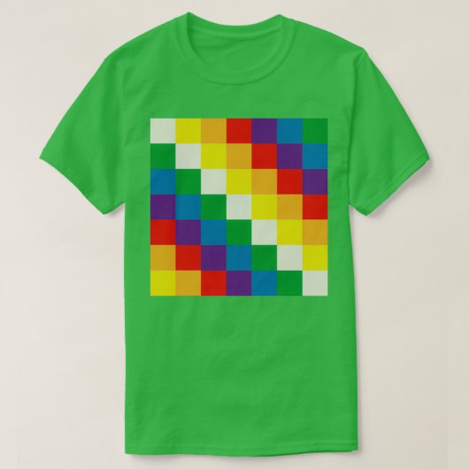 Wiphala T-Shirt (Design vorne)