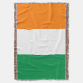 Wippdecke aus irischer Flagge | Irland Decke (Vorderseite Vertikal)