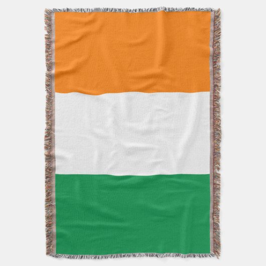 Wippdecke aus irischer Flagge | Irland Decke (Vorderseite Vertikal)