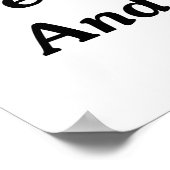 Wir akzeptieren Bargeld, Kreditkarten und Blut Poster (Ecke)