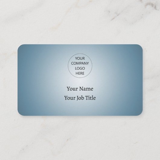 Wir akzeptieren Bitcoin QR Code Gradient Blue Visitenkarte (Rückseite)