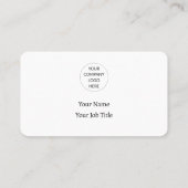 Wir akzeptieren Bitcoin QR Code White Visitenkarte (Rückseite)