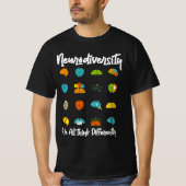 Wir alle denken anders an das Shirt der Neurovielf (Vorderseite)