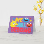 Wir alle gehören zu den Stars Karte (Gelbe Blume)