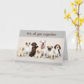 WIR "ALLE" GOT FÜR IHRE **RETIREMENT** KARTE ZUSAM (Gelbe Blume)