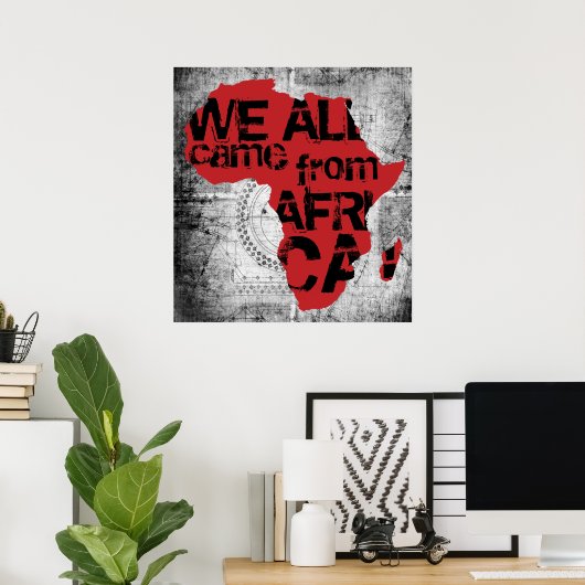 WIR ALLE KAMEN AUS AFRIKA POSTER (Heimbüro)