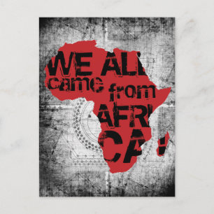 WIR ALLE KAMEN AUS AFRIKA POSTKARTE