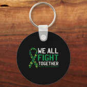 Wir alle kämpfen gemeinsam um Bewusstsein für psyc Schlüsselanhänger (Rückseite)