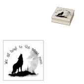 Wir alle klammern uns an das gleiche Moon Inspirat Gummistempel (Stempel)