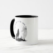 Wir alle klammern uns an das gleiche Moon Inspirat Tasse (Vorderseite Links)