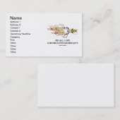 Wir alle leben ein doppeltes Leben (DNA-Spaß) Visitenkarte (Vorne/Hinten)