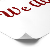 Wir alle leben eine spiegelähnliche Existenz (Wund Poster (Ecke)