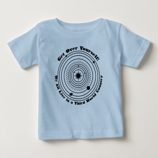 Wir alle leben in einem Drittweltland Baby T-shirt (Vorderseite)