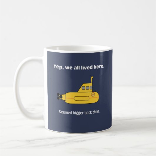 Wir alle lebten in einem gelben U-Boot Kaffeetasse (Links)