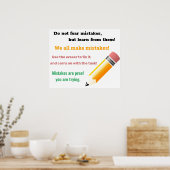 Wir alle machen Fehler Poster (Küche)