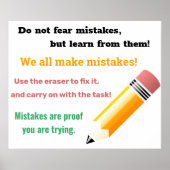 Wir alle machen Fehler Poster (Vorne)