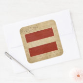 Wir alle Menschen = Gleichheit Quadratischer Aufkleber (Umschlag)