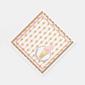 Wir alle schrecken nach Eiskrempapier Napkin Serviette (Ecke)