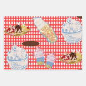Wir alle schreien nach Eiscreme Geschenkpapier Set (Vorderseite 3)