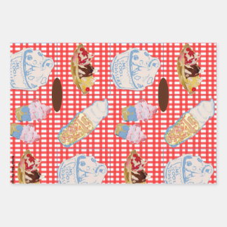 Wir alle schreien nach Eiscreme Geschenkpapier Set