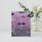 wir alle schreien Postkarte (Stehend Vorderseite)