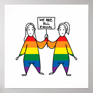 Wir alle sind gleich poster