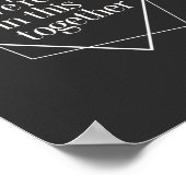 Wir alle sind in diesem gemeinsamen Gleichstellung Poster (Ecke)