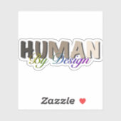 Wir alle sind Menschen Aufkleber (Blatt)