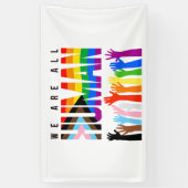 Wir alle sind Menschen Banner (Vertikal)