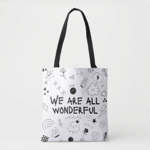 Wir alle sind wunderbar tasche