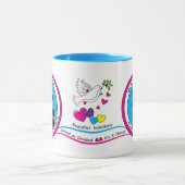 Wir alle weinen das gleiche 1 Pink_ Tasse (Zentrum)