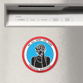 Wir alle weinen das gleiche 1 Red_3" Magnet (In Situ (Geschirrspüler))