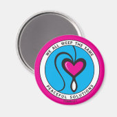 Wir alle weinen das gleiche 1_Round Magnet 2.25" (Vorderseite/Rückseite)