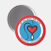 Wir alle weinen das gleiche 2_Round Magnet 2.25" (Vorderseite/Rückseite)