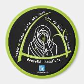 Wir alle weinen das gleiche 3_3" Round Magnet (Vorne)