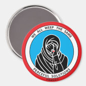 Wir alle weinen das gleiche 3 Red_3" Magnet (Vorderseite/Rückseite)