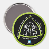 Wir alle weinen das gleiche 4_3" Round Magnet (Vorderseite/Rückseite)