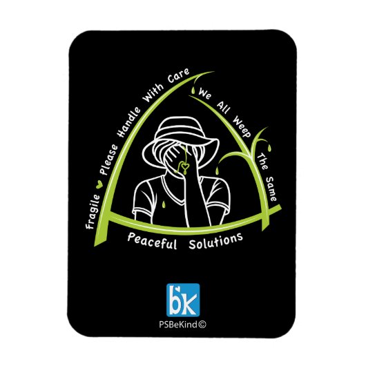 Wir alle weinen dasselbe 1_Flexible Magnet (Vertikal)