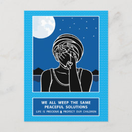 Wir alle weinen die gleiche 2_ Postkarte